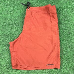 Patagonia Mens 38 Minimalist II Board Shorts‎ Rust Red Swim Trunks Bottom